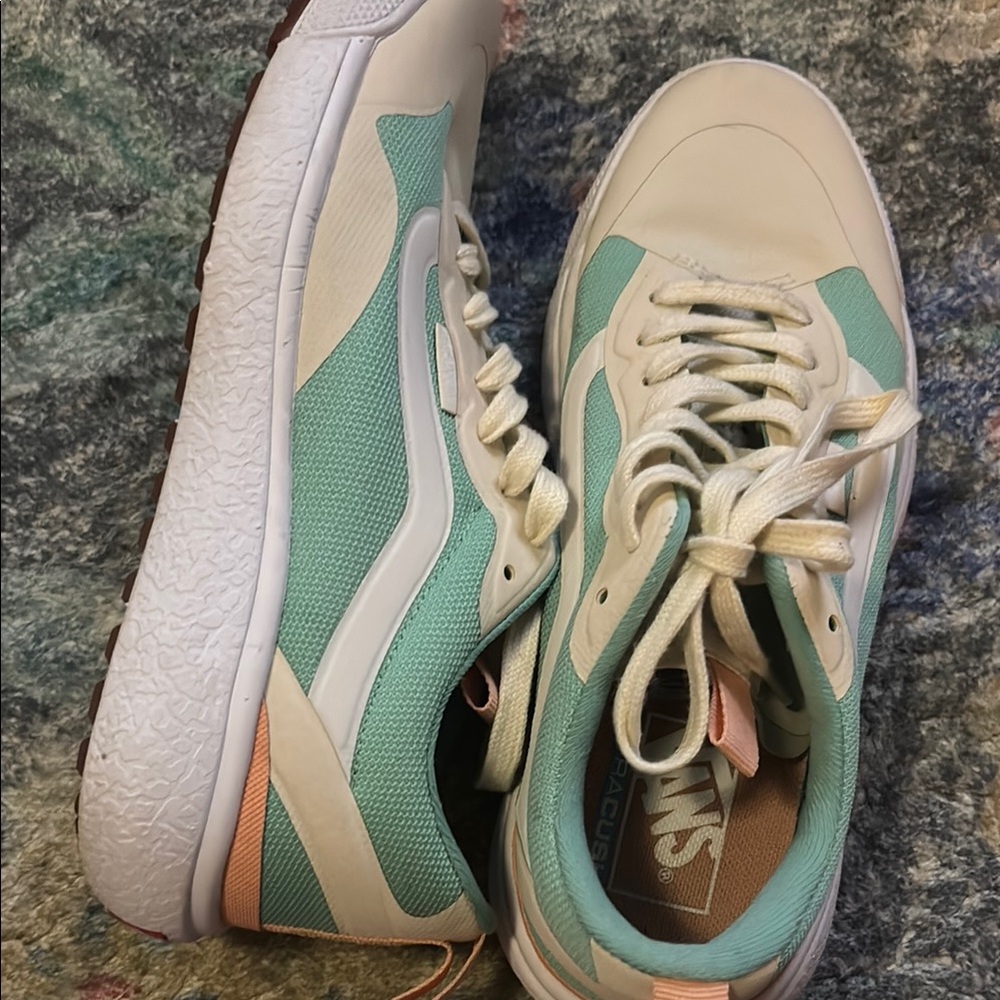 Vans Ultra Range in Cream Mint & Peach